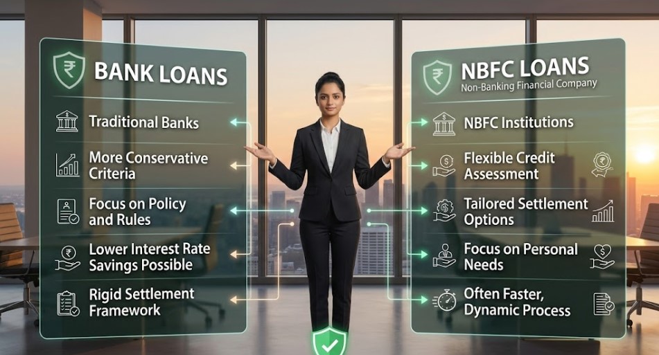 Loan Settlement for NBFC Loans vs Bank Loans
